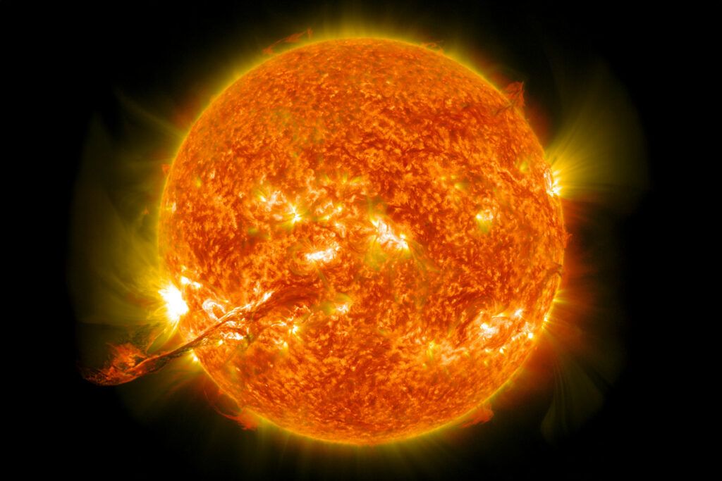 The sun