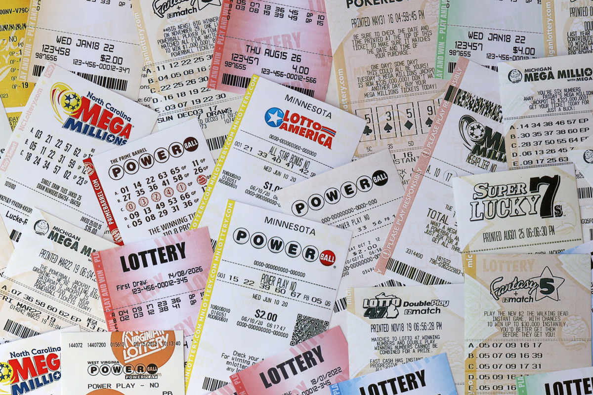 Various lottery tickets