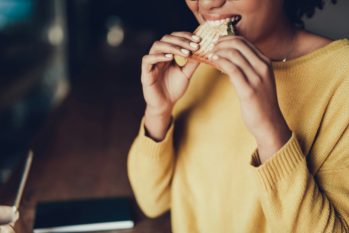 Person eating
