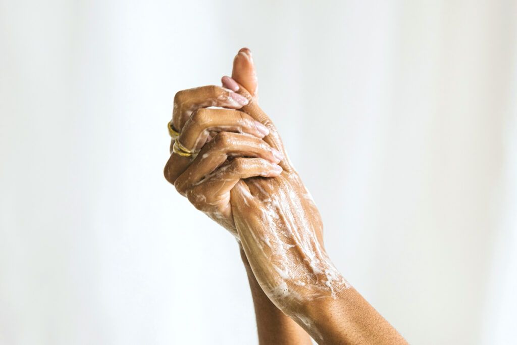 Washing hands