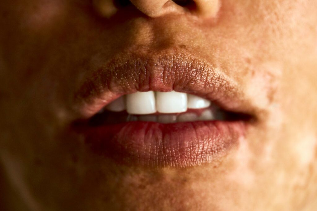 Close-up of a mouth