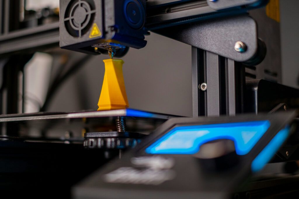 3D printer in use