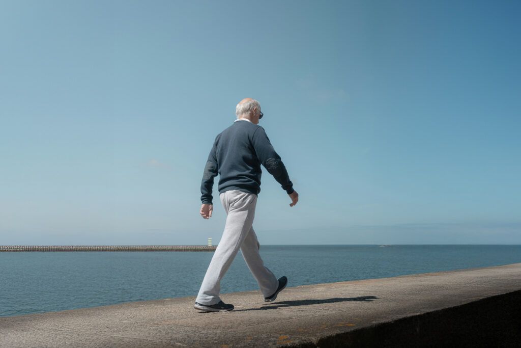 Person on a walk