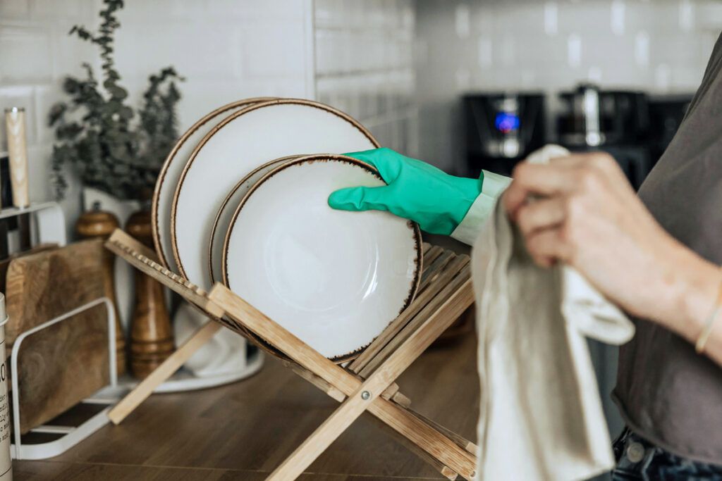 Doing the dishes