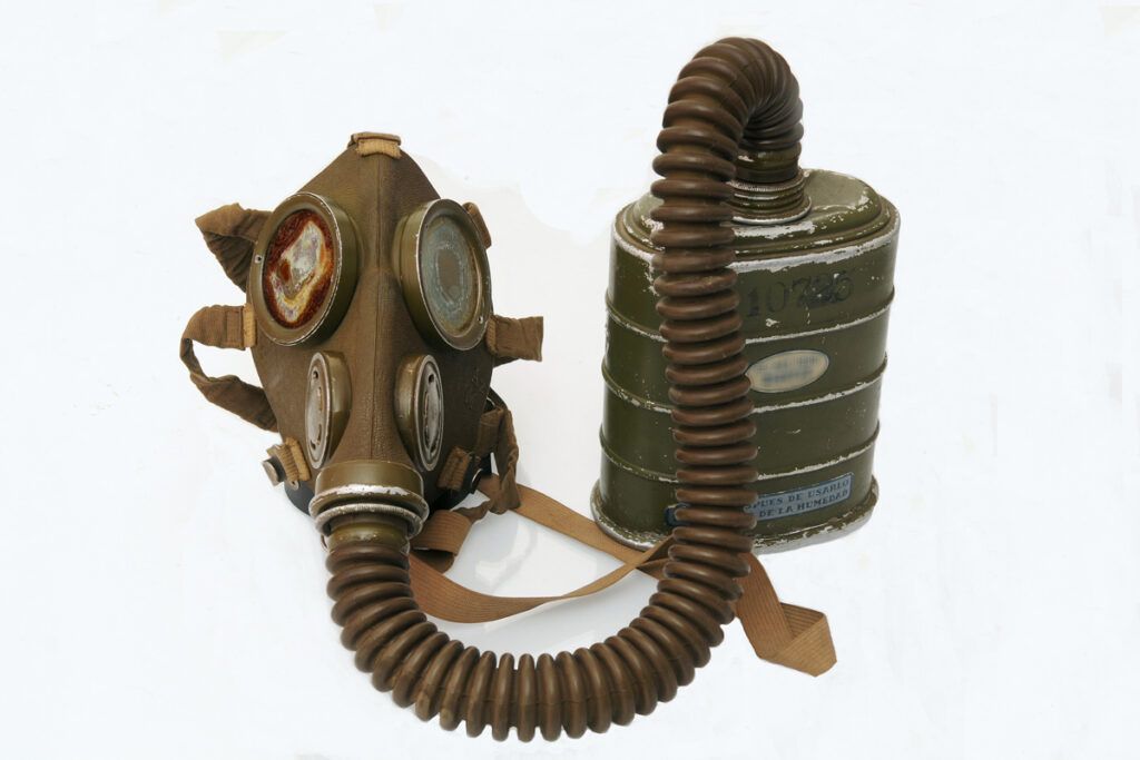 World War I-era gas mask
