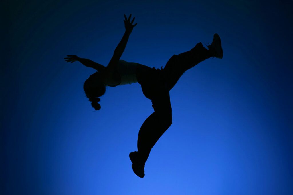 Person falling