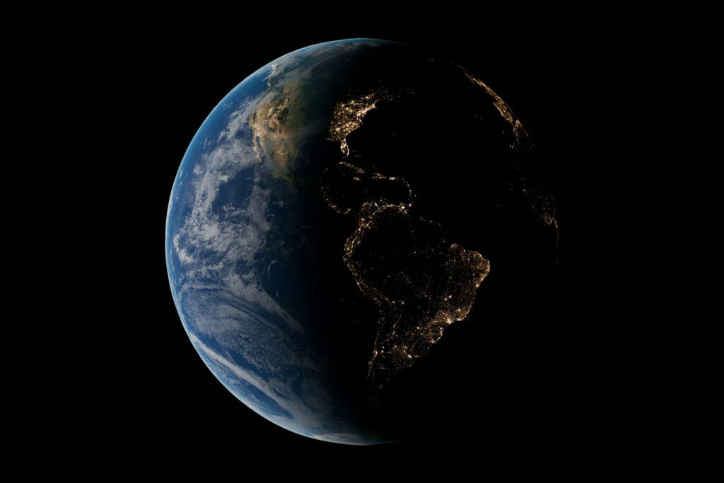 Earth seen from space