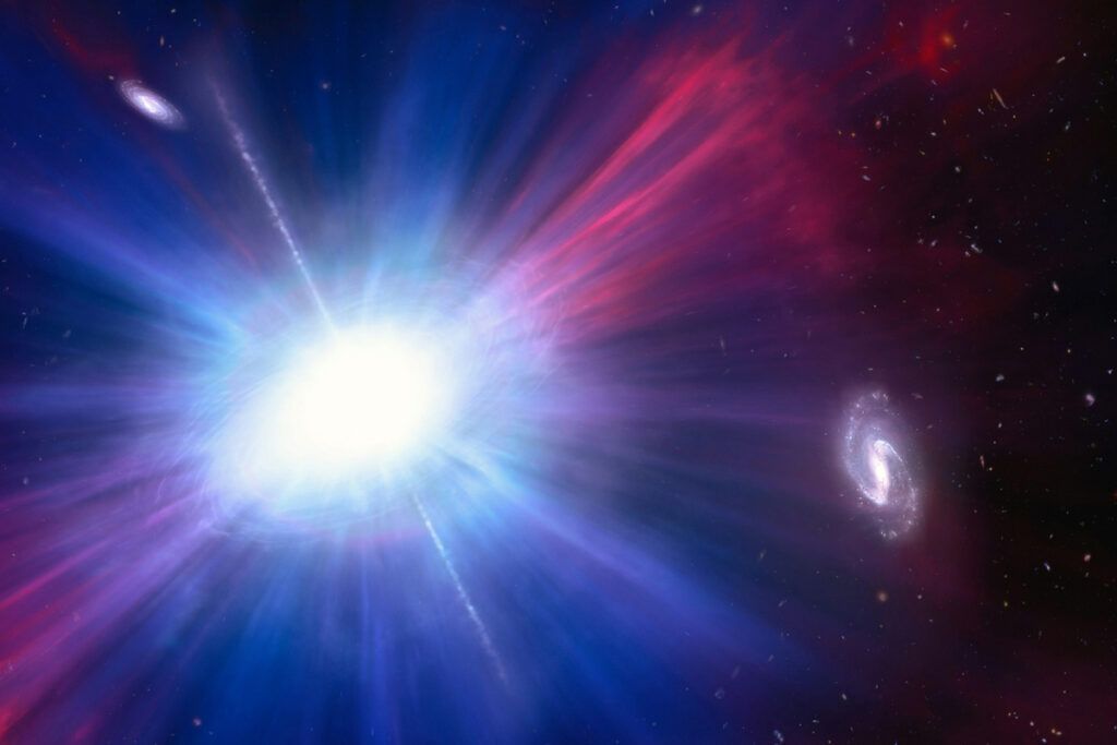 Supernova in outer space