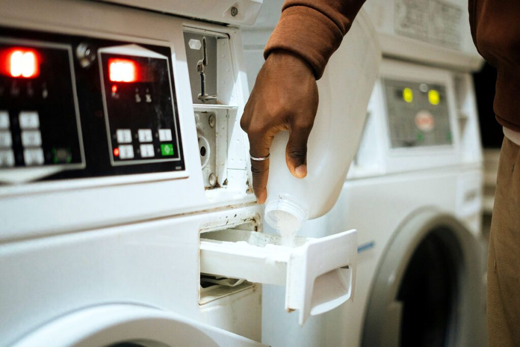 Doing the laundry