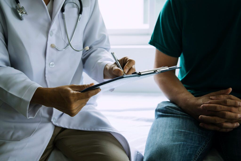 Doctor and patient