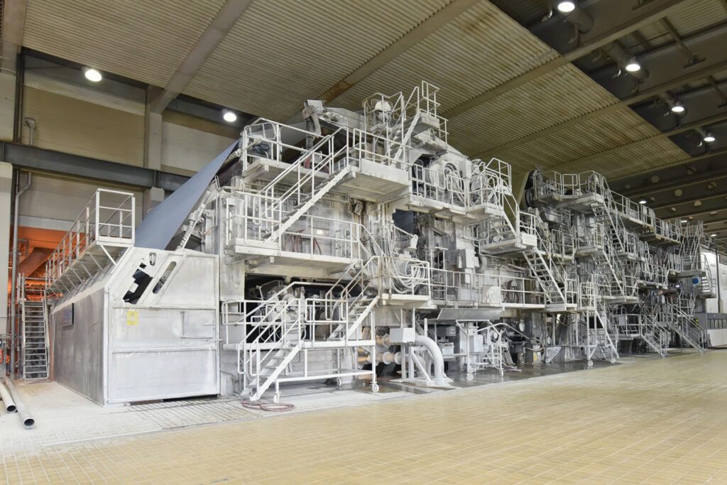Industrial paper machine