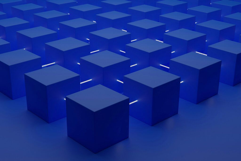Illustration of blockchain