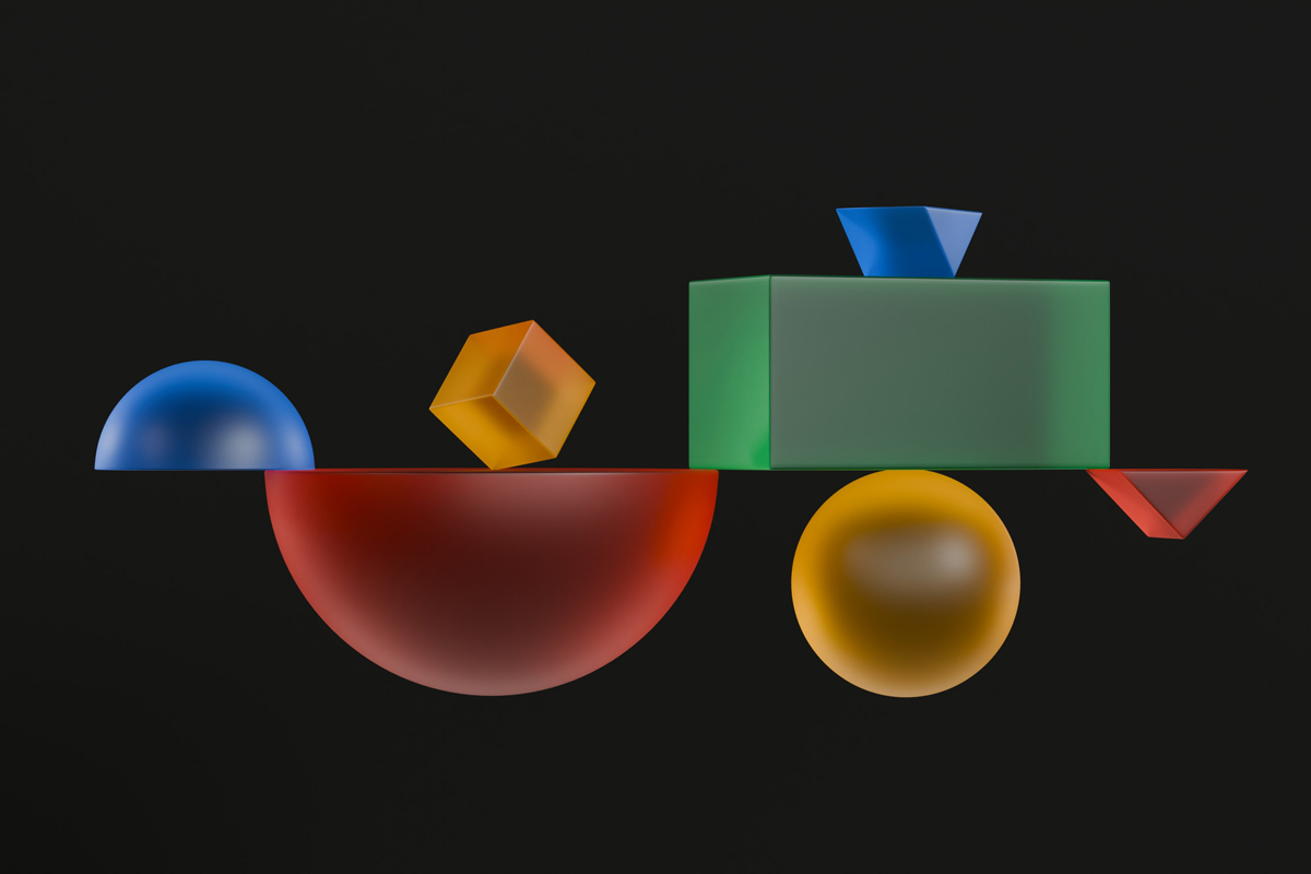 Various colorful shapes